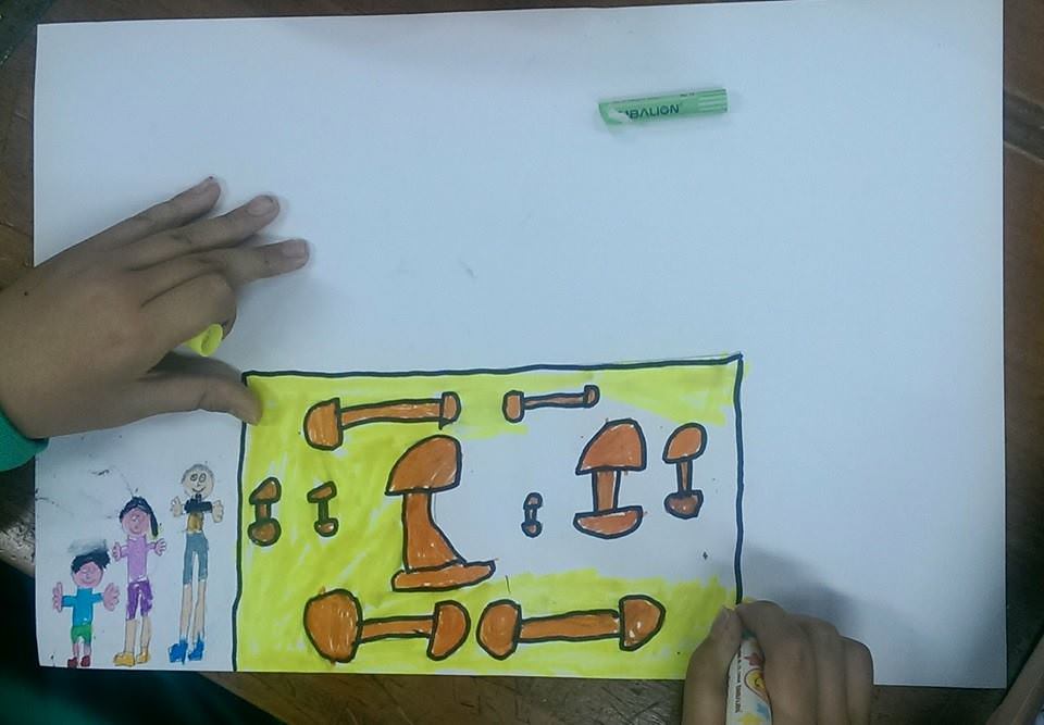 朝陽科大親善服務團 – 帶動中小學 │ 油畫精靈出任務