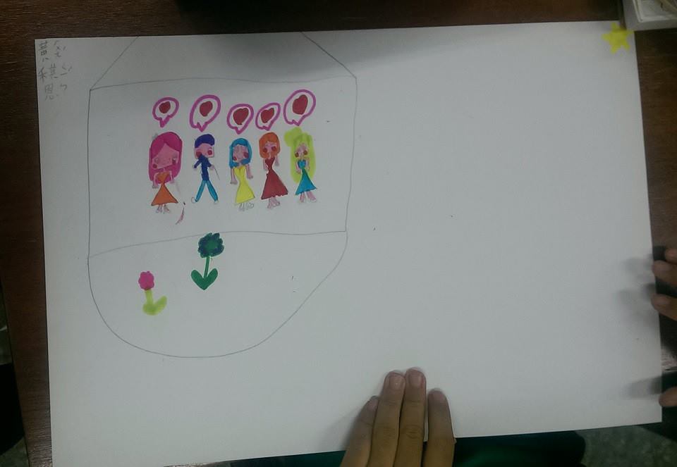 朝陽科大親善服務團 – 帶動中小學 │ 油畫精靈出任務