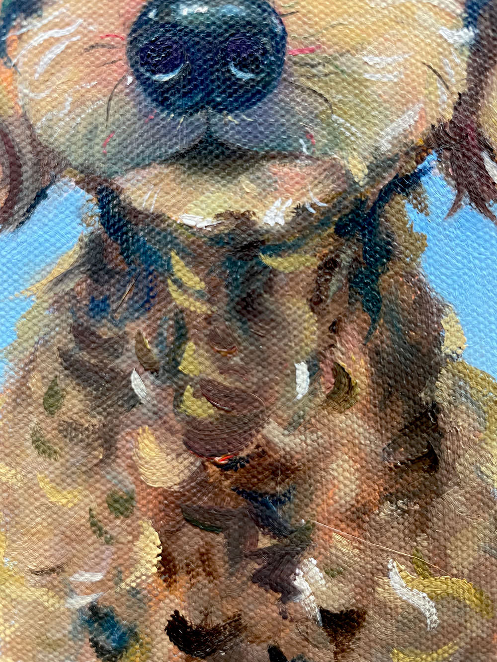 寵物油畫訂製 │ 狗狗-nono - 第4張圖 寵物油畫訂製 │ 狗狗-nono