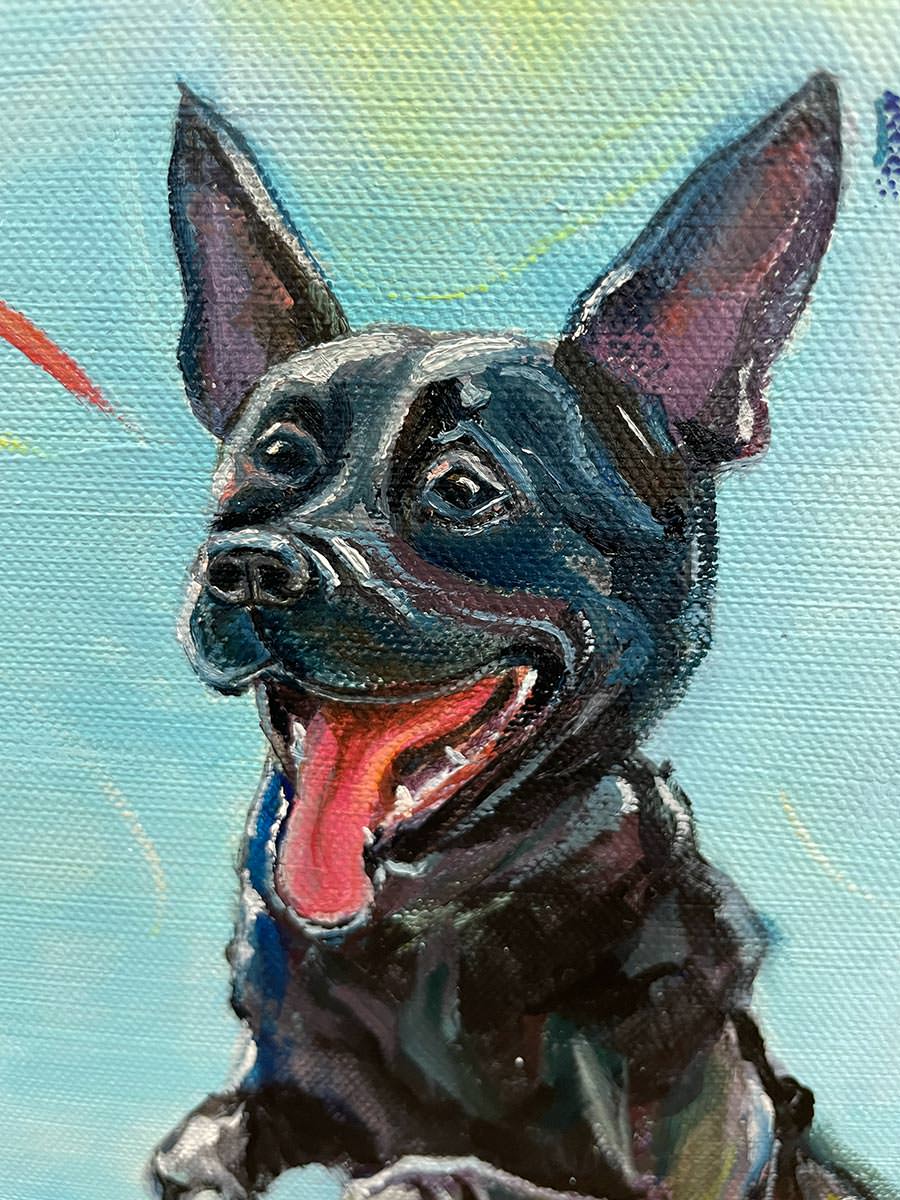 寵物油畫訂製 │ 狗狗-KIRIN - 第5張圖 寵物油畫訂製 │ 狗狗-KIRIN